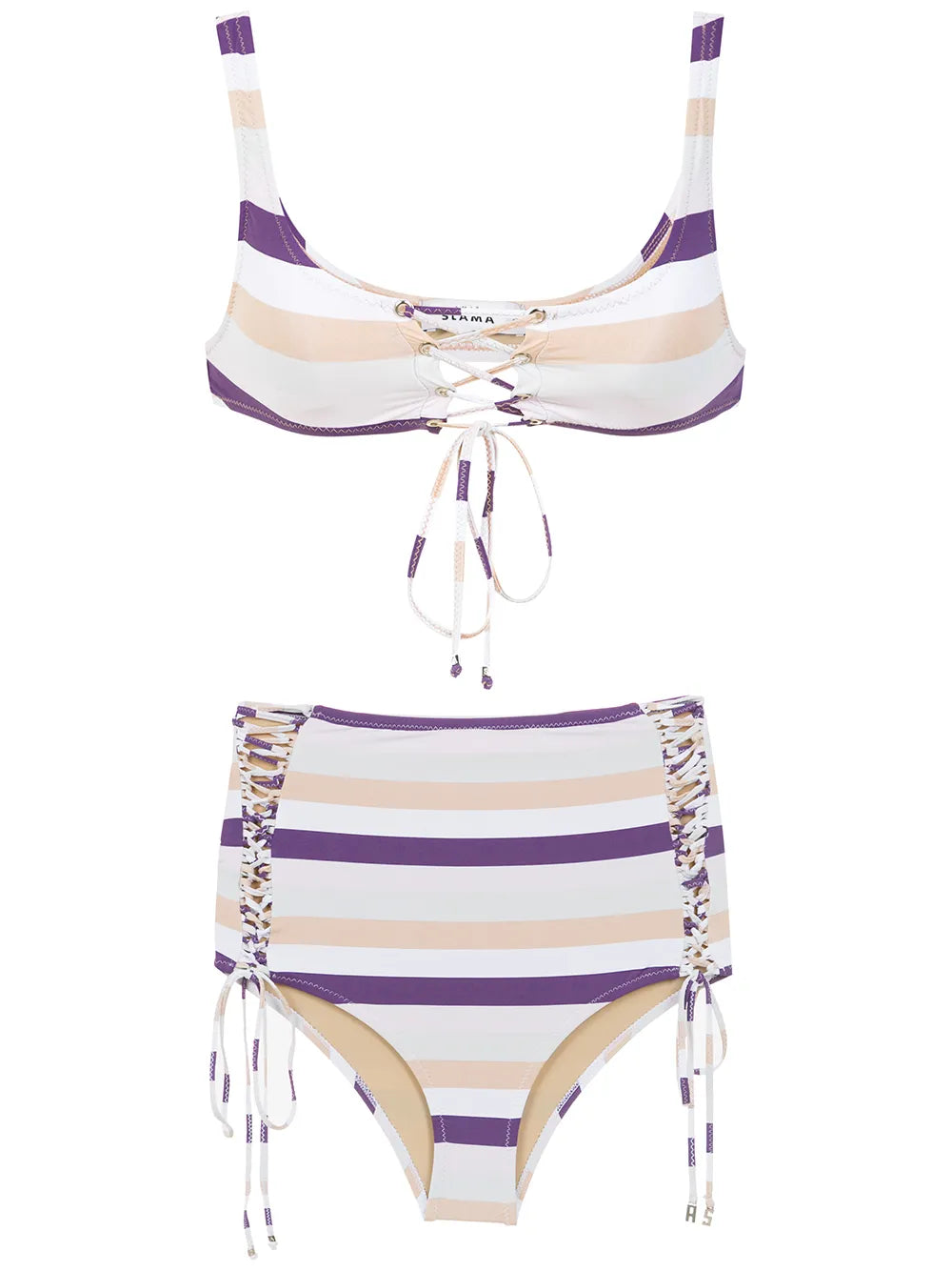 Striped Bikini Set