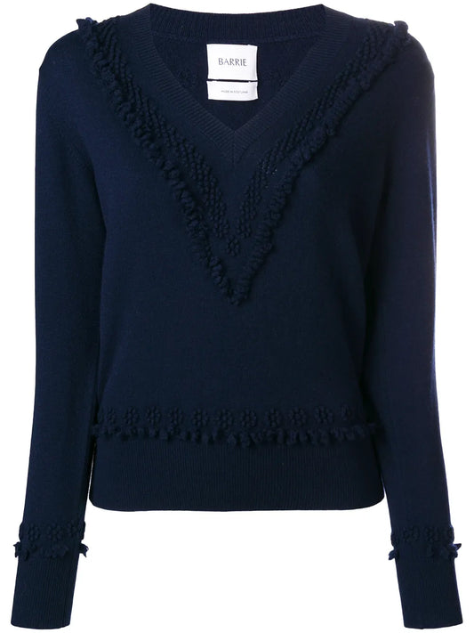Romantic Timeless Cashmere V Neck Pullover