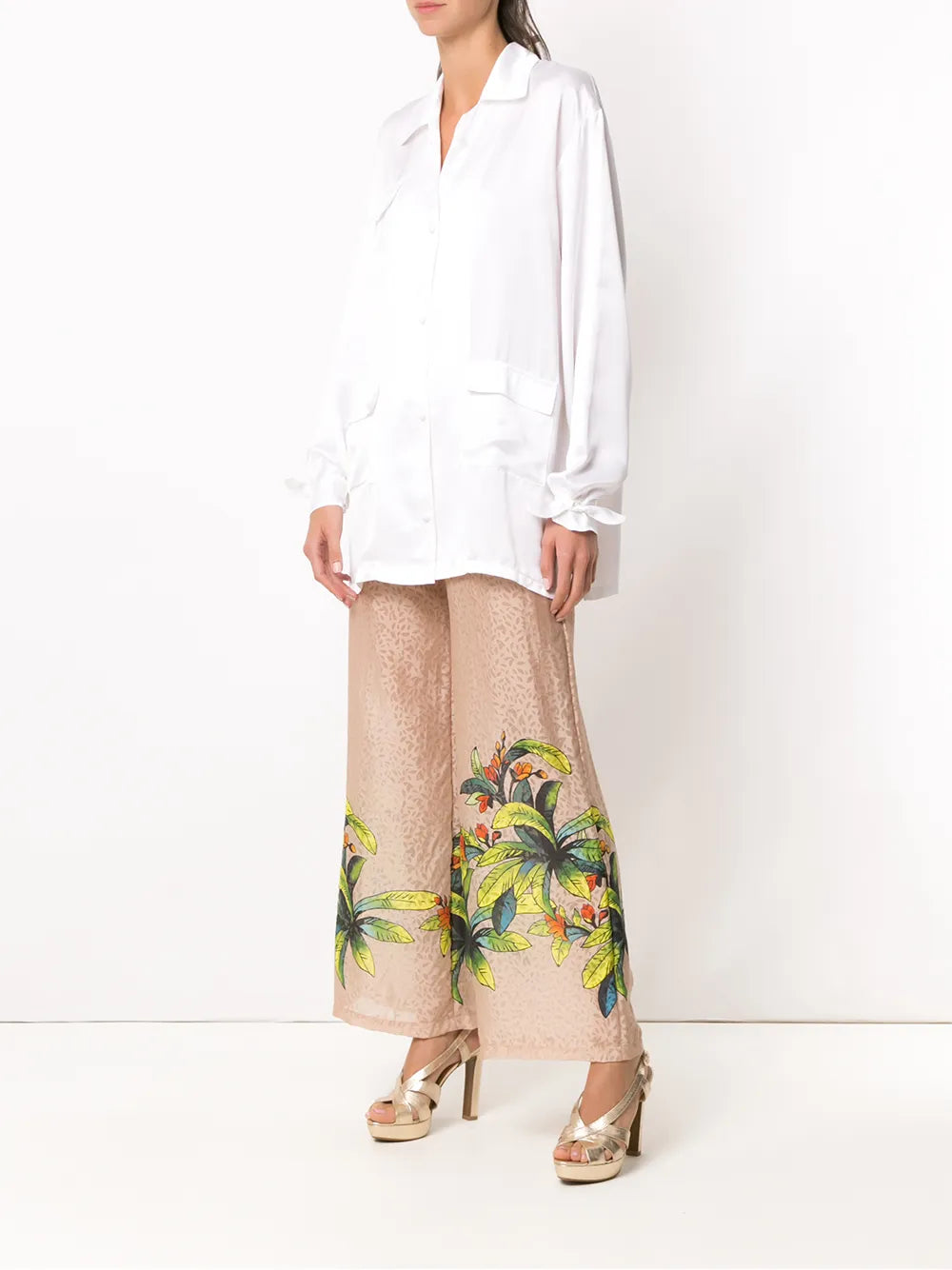 Silk Oversized Shirt