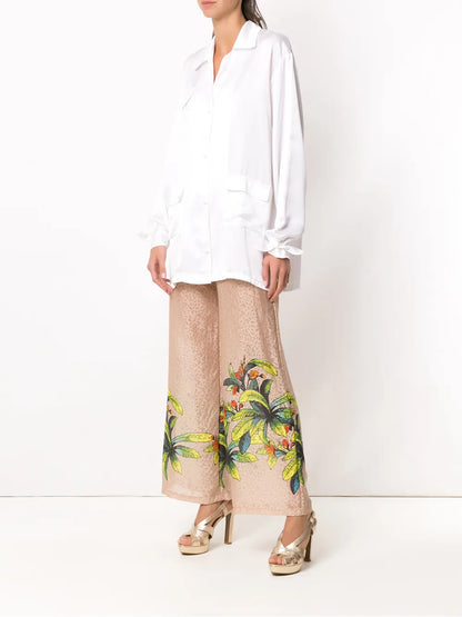 Silk Oversized Shirt