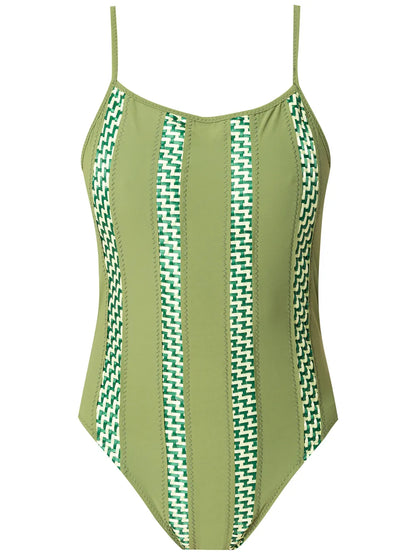 Panelled Swimsuit