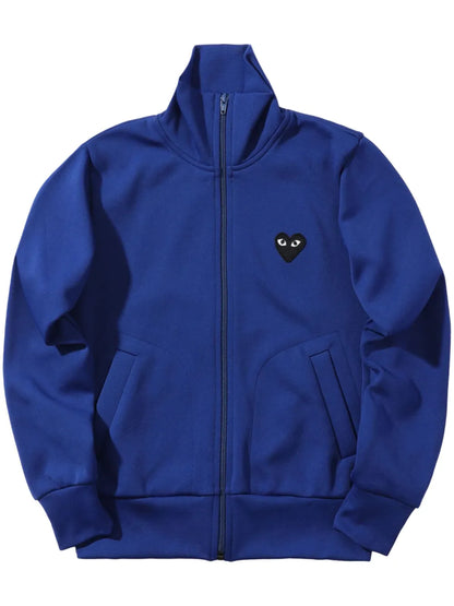 Heart Logo-Patch Track Jacket