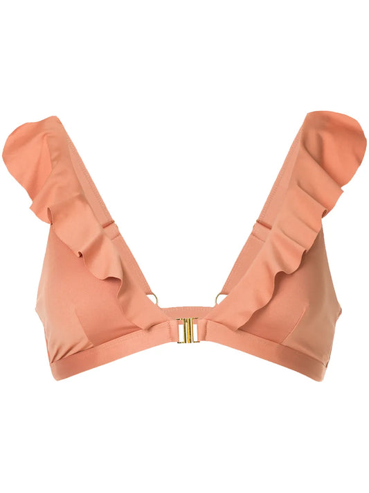 Spritz Ruffled Bikini Top