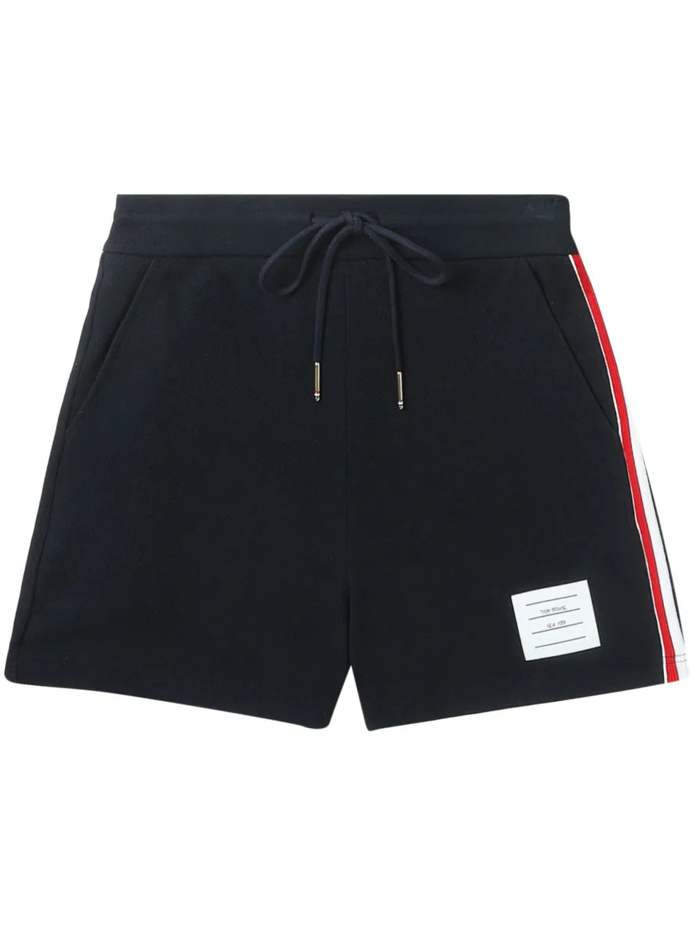 Stripe-Detail Piqué-Weave Shorts