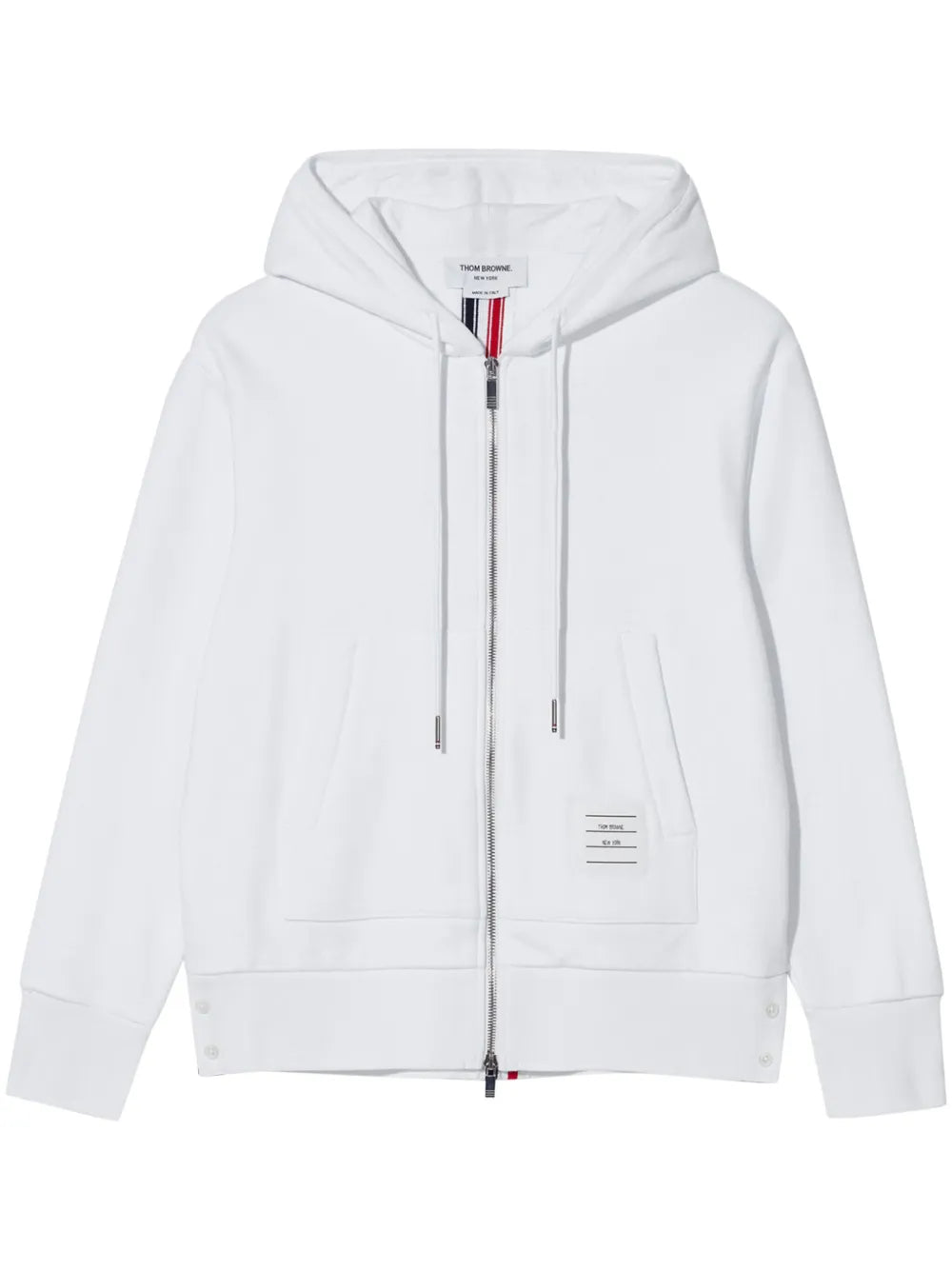 Rwb-Stripe Cotton Zip-Up Hoodie