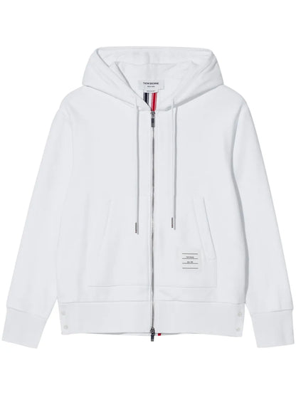 Rwb-Stripe Cotton Zip-Up Hoodie