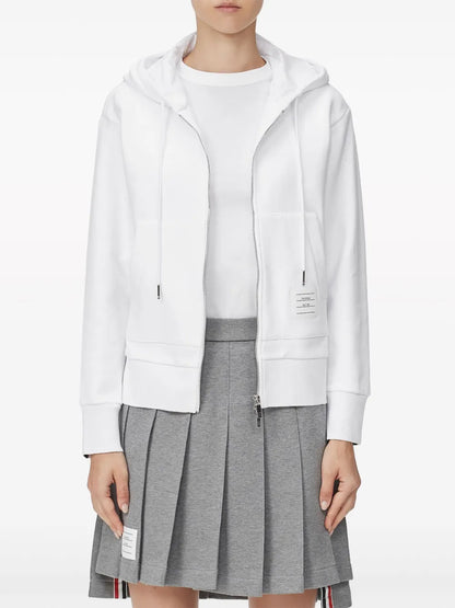Rwb-Stripe Cotton Zip-Up Hoodie