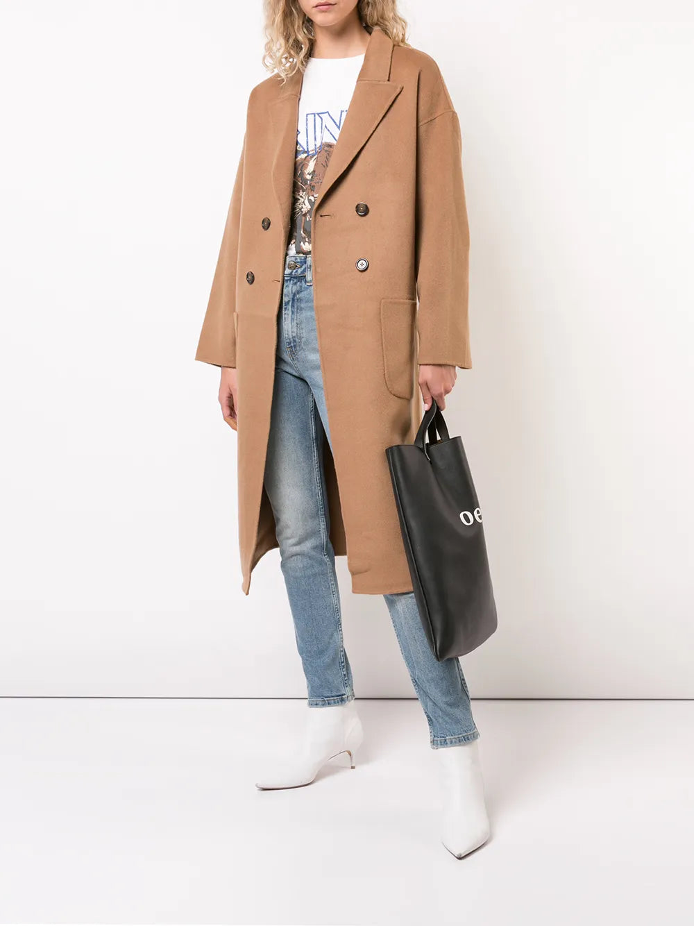 Dylan Belted Double-Breasted Coat