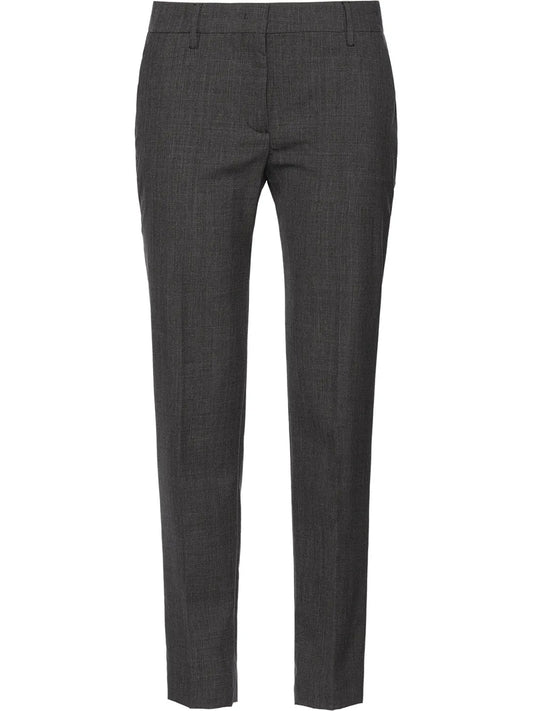 Cropped Tailored Trousers