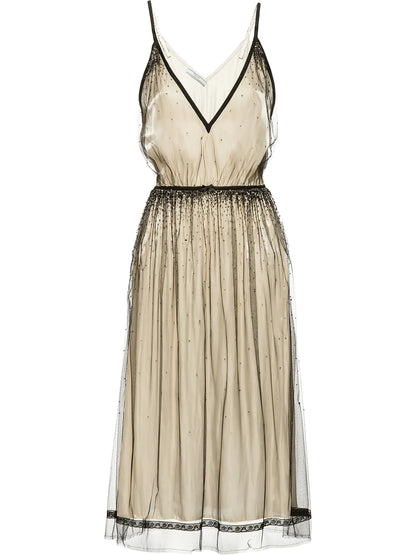 Embellished Tulle Dress