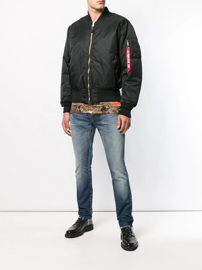 Loose Bomber Jacket