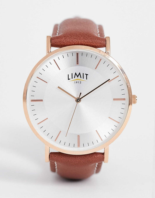 Faux Leather Watch