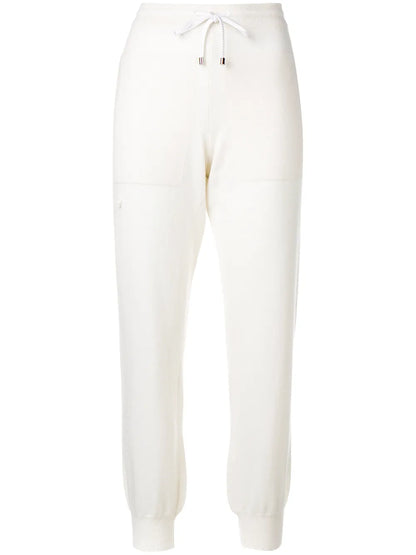 Drawstring Cashmere Track Pants