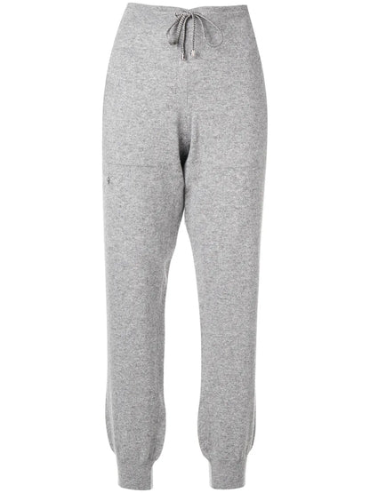 Drawstring Cashmere Track Pants