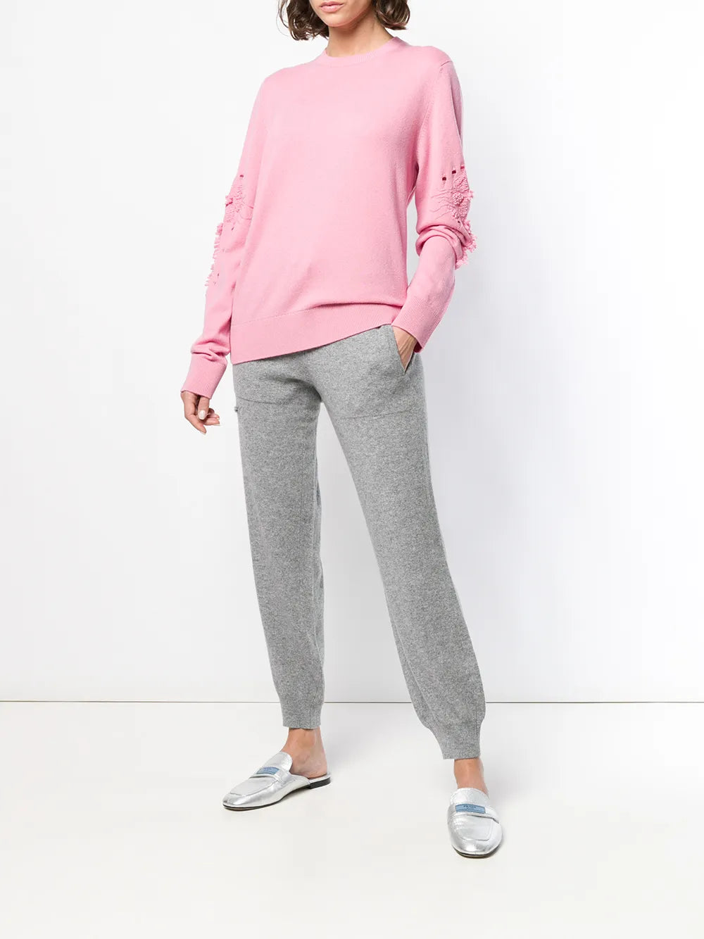 Drawstring Cashmere Track Pants
