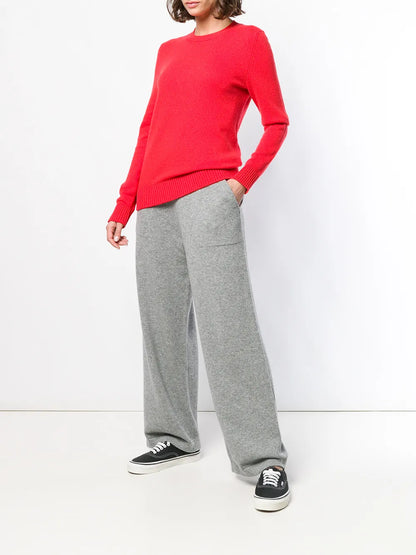 Ribbed Waistband Track Pants