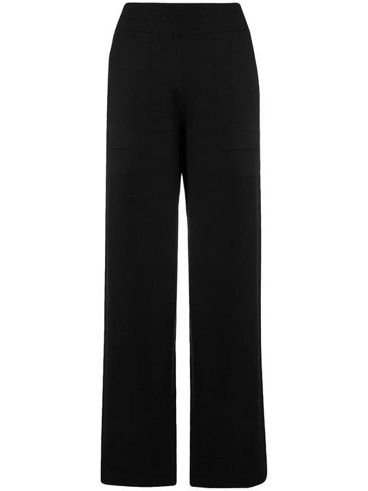 Flared Knitted Trousers