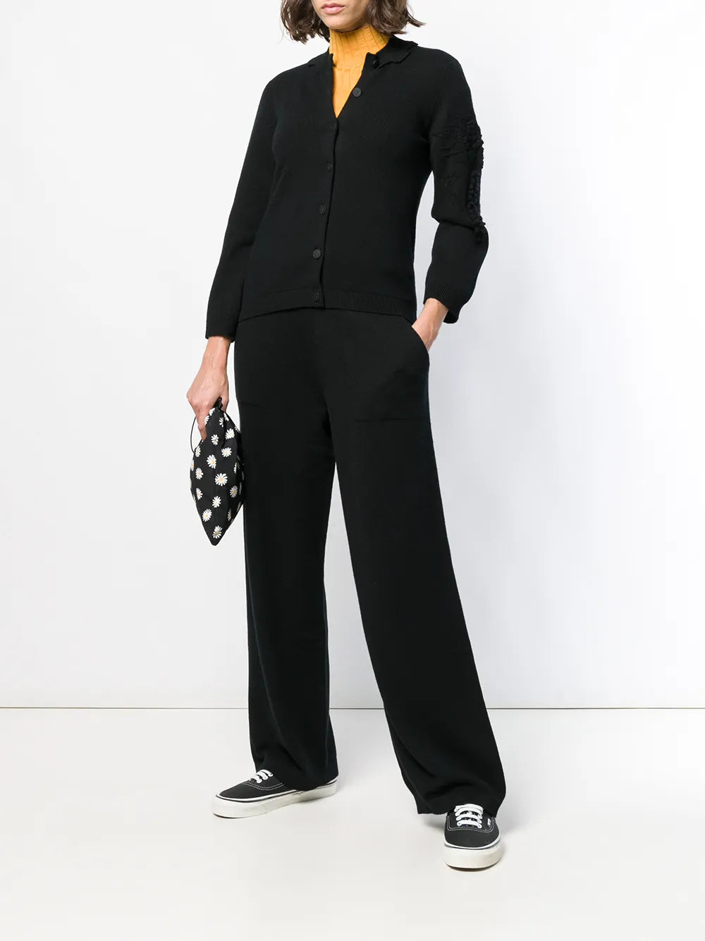 Flared Knitted Trousers