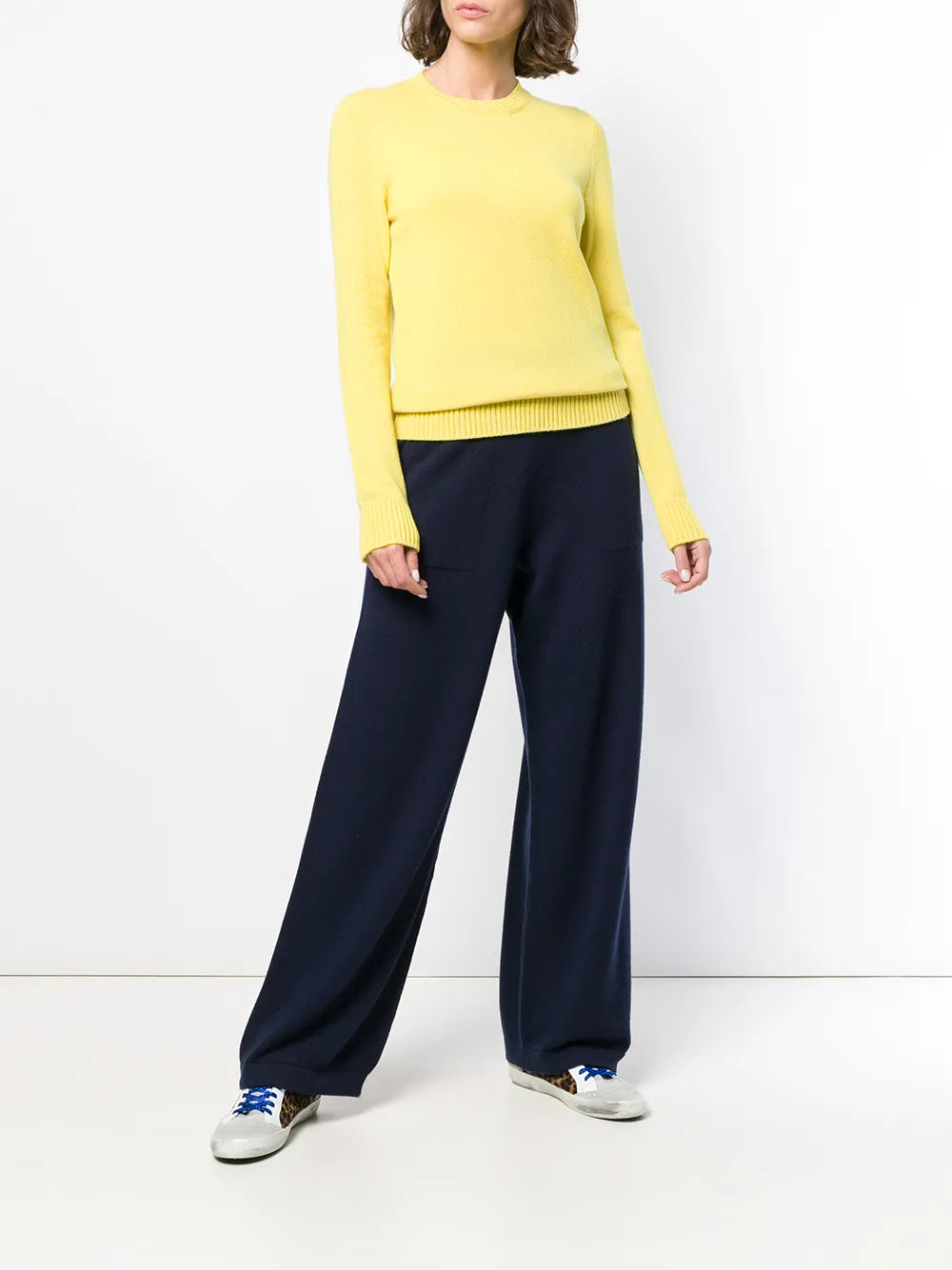 Flared Knitted Trousers