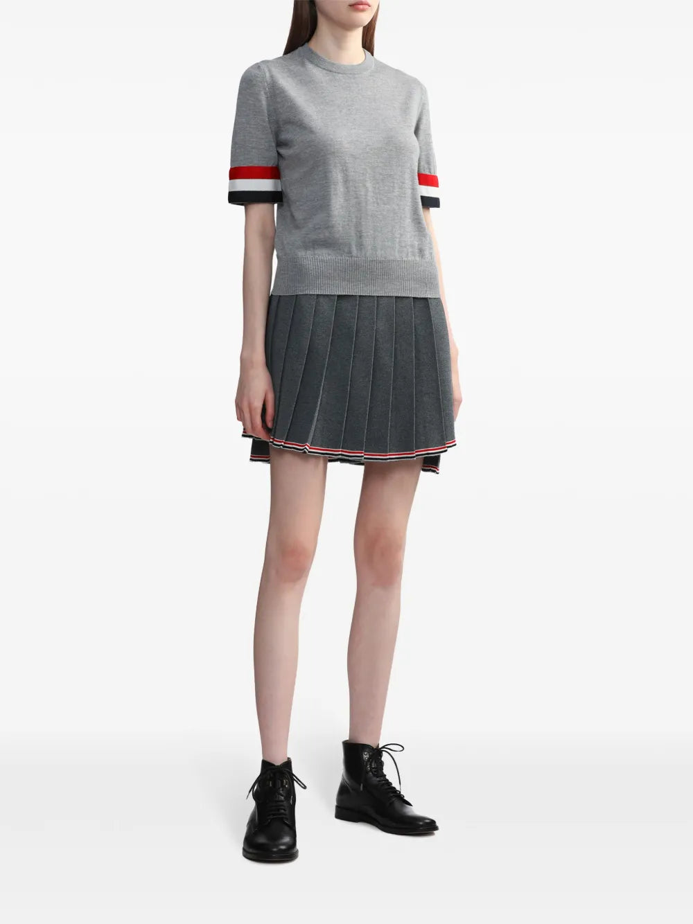 Rwb Stripe Crew-Neck Merino Top