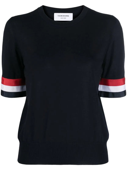Rwb Cuff Fine Merino Tee