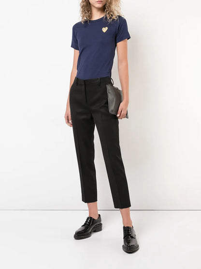 Logo-Patch Cotton T-Shirt