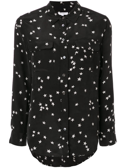 Signature Slim-Fit Silk Shirt