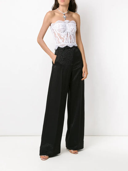 Lace Bustier Top