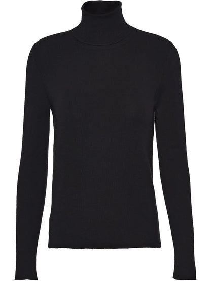 Roll-Neck Cashmere-Silk Jumper