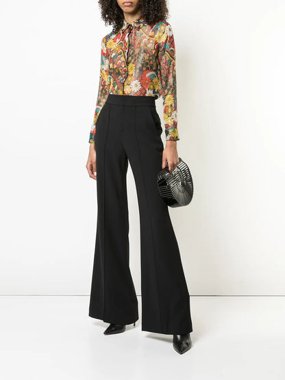 Dylan Wide-Leg Trousers