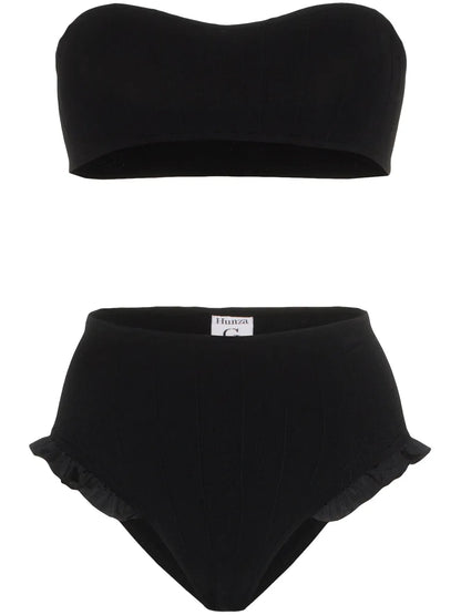 Osiris Bandeau High Waisted Frill Bikini