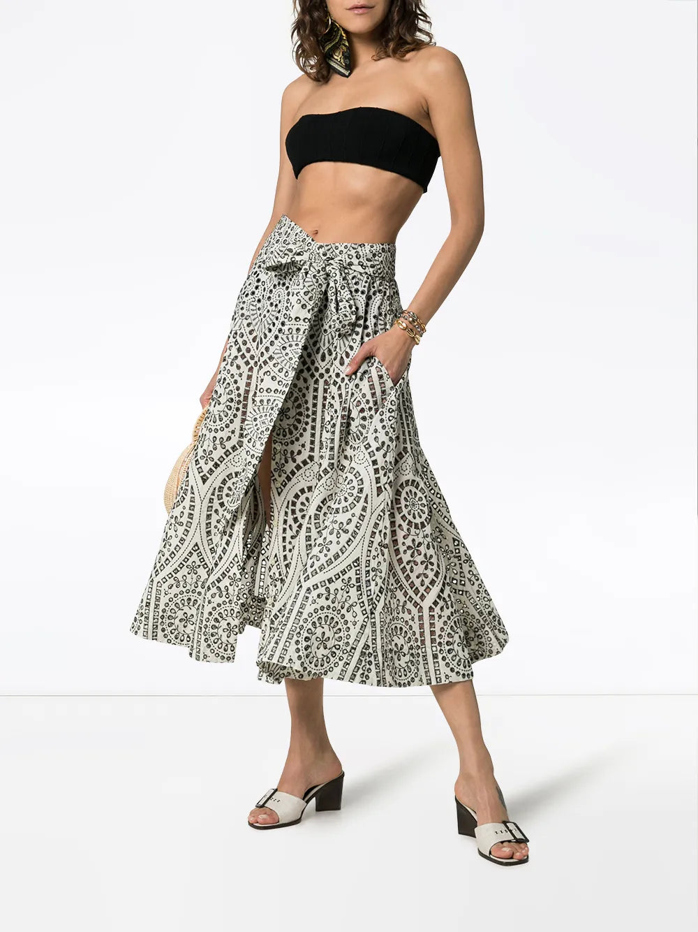Osiris Bandeau High Waisted Frill Bikini