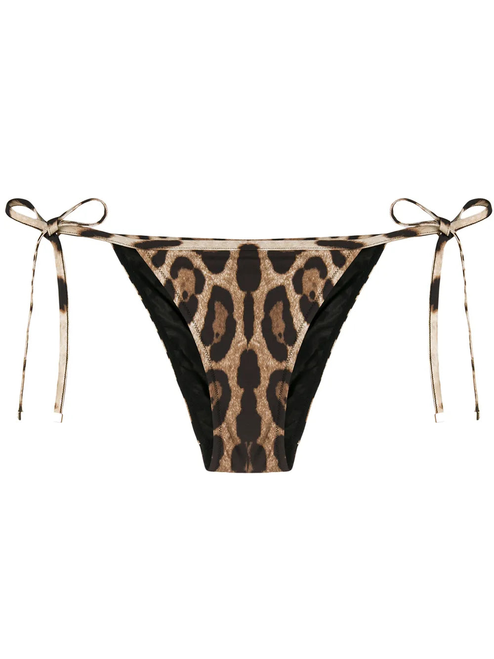 Leopard-Print Bikini Bottoms
