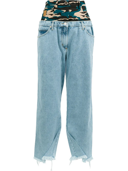Frayed Hem Jeans