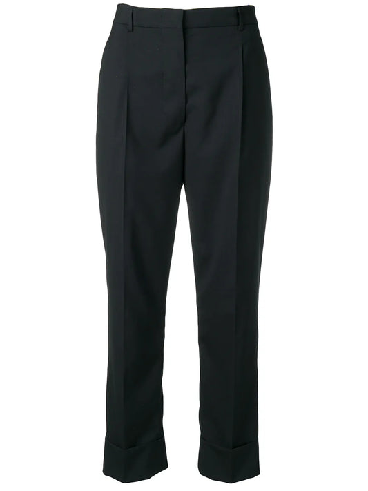 Cropped Tailored Trousers