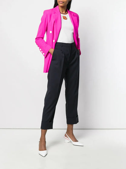 Cropped Tailored Trousers