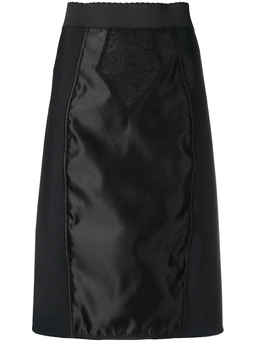 Powernet Satin Midi Skirt