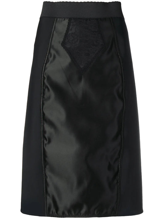Powernet Satin Midi Skirt