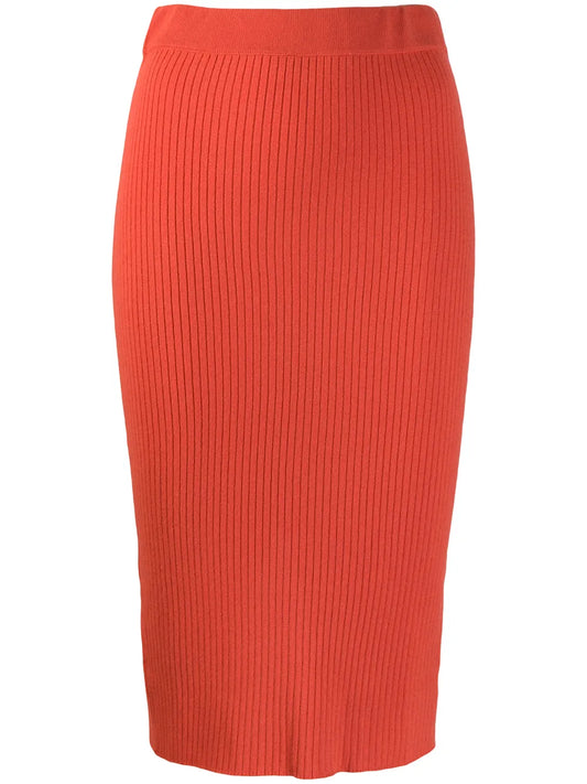 Ribbed Knitted Skirt