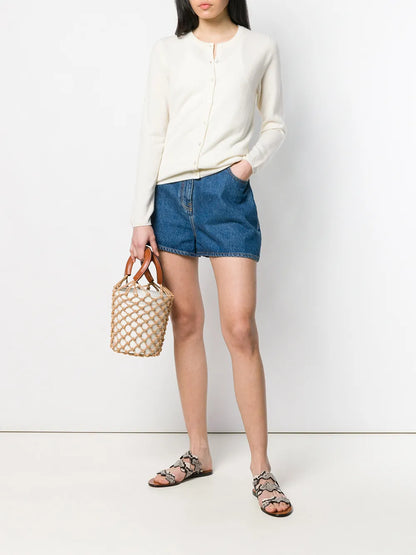 Round Neck Cardigan