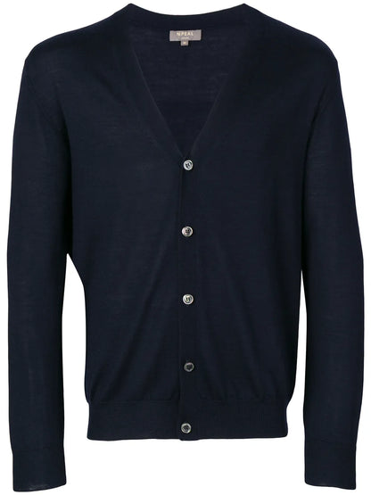 V-Neck Cashmere-Blend Cardigan