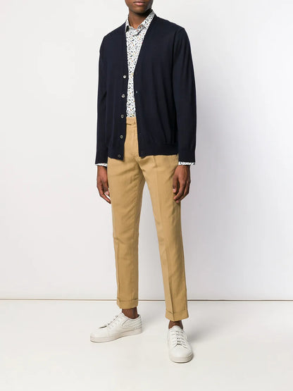 V-Neck Cashmere-Blend Cardigan