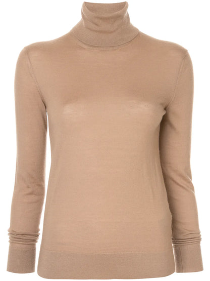 Cashmere Jersey-Ls Tn-Long Sleeve-Sweater