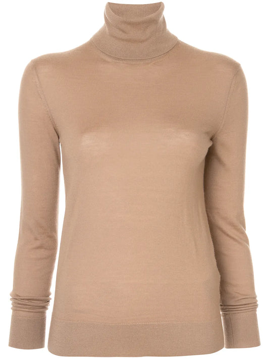 Cashmere Jersey-Ls Tn-Long Sleeve-Sweater