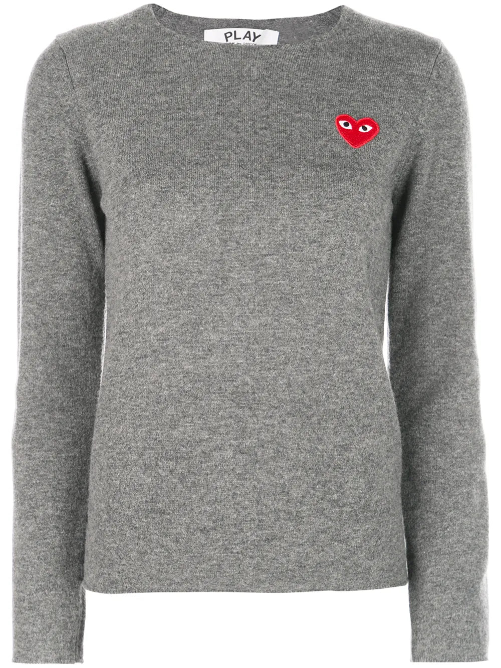 Heart-Appliqué Sweater
