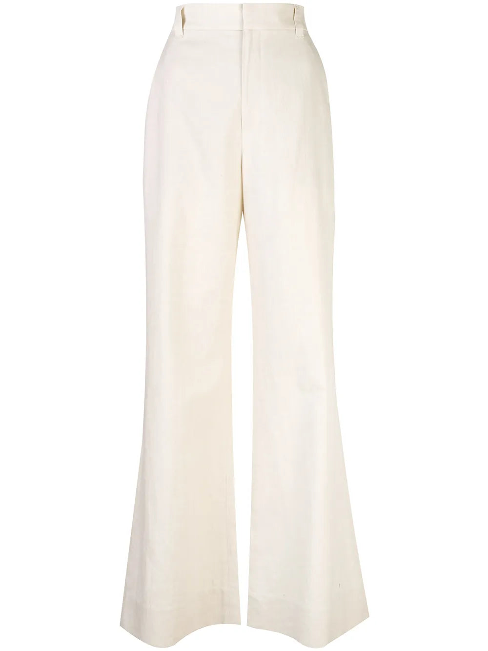 High Waisted Flared Trousers