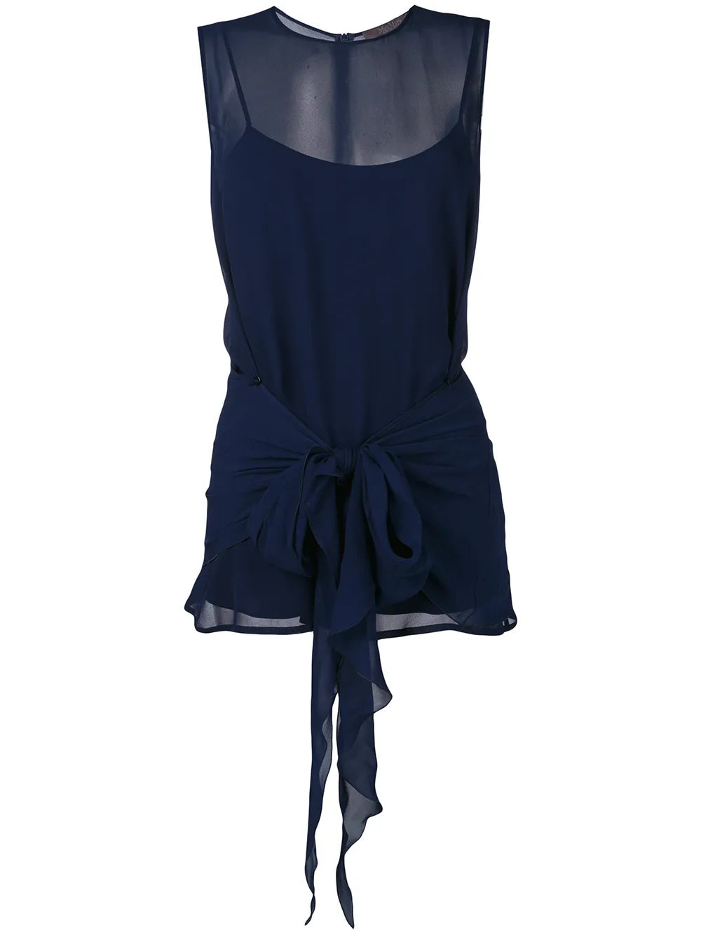 Sheer Sleeveless Top