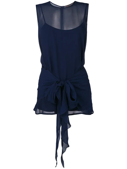Sheer Sleeveless Top