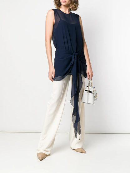 Sheer Sleeveless Top