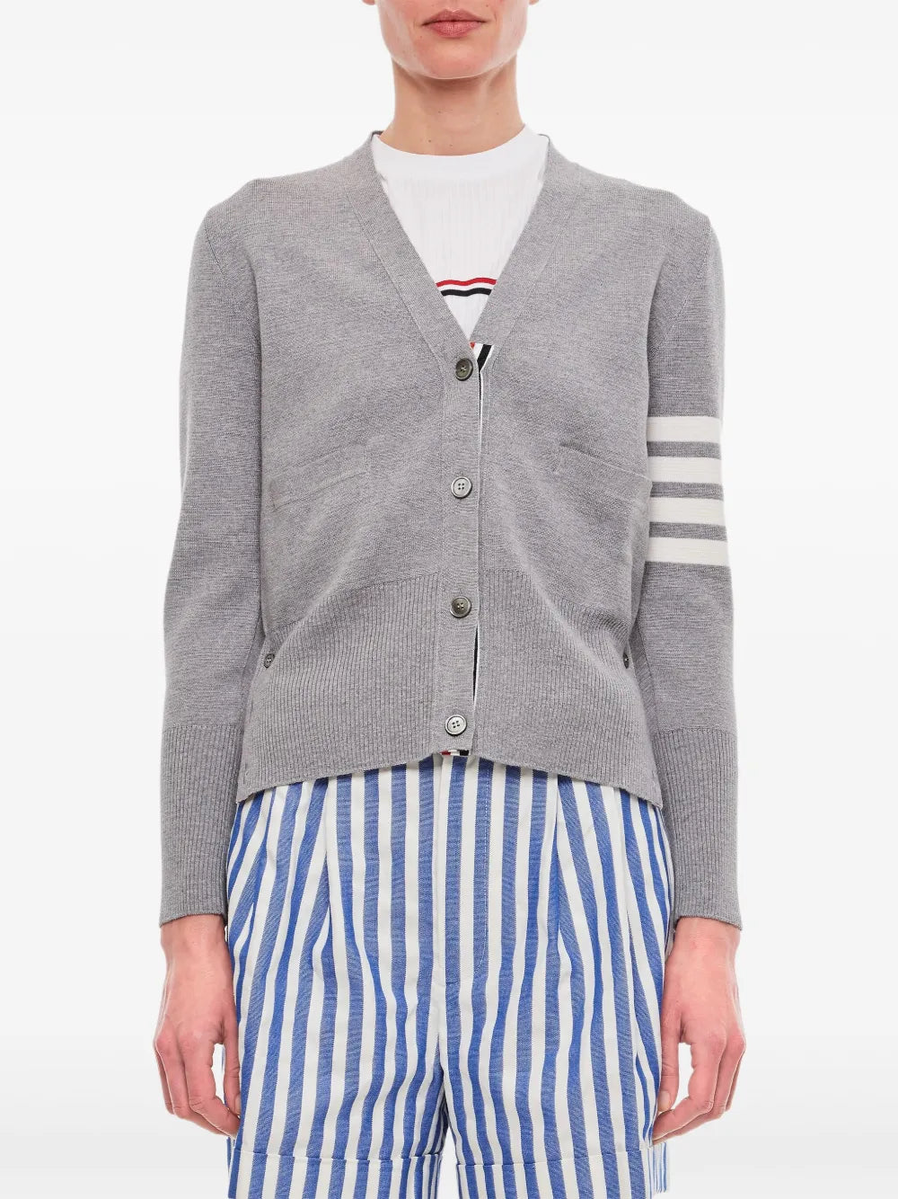 4-Bar Milano Stitch Cardigan